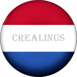 Badge Magnet Aimant 75 m/m avec Motif Drapeau (Pays-Bas)
