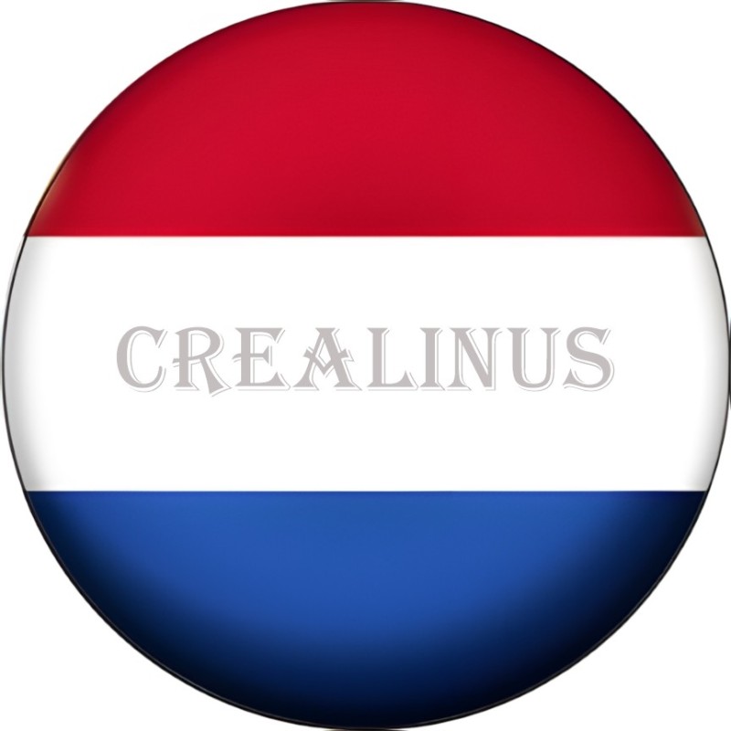 Badge Magnet Aimant 75 m/m avec Motif Drapeau (Pays-Bas)