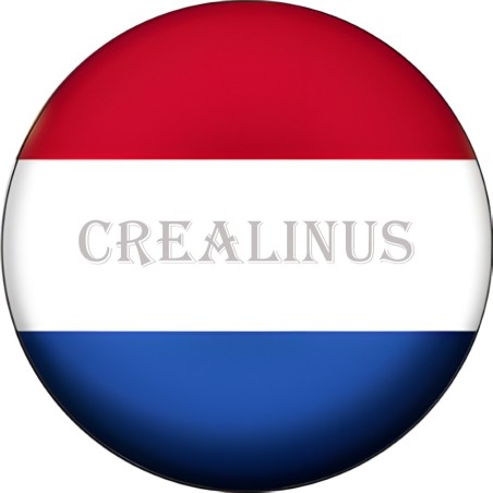 Badge Magnet Aimant 75 m/m avec Motif Drapeau (Pays-Bas)