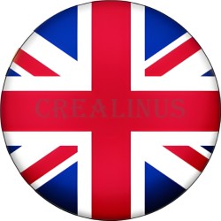 Badge Magnet Aimant 75 m/m avec Motif Drapeau (Royaume-Uni)