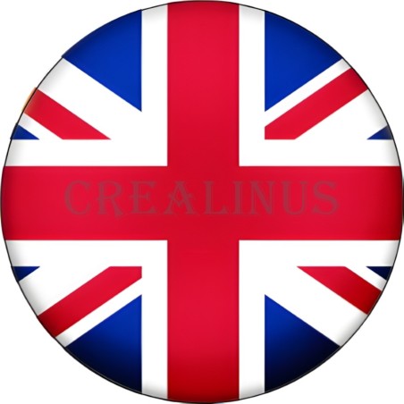Badge Magnet Aimant 75 m/m avec Motif Drapeau (Royaume-Uni)