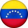 Badge Magnet Aimant 75 m/m avec Motif Drapeau (Venezuela)