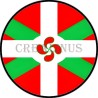 Stickers en Vinyle imperméable adhésif Drapeau (Basque).