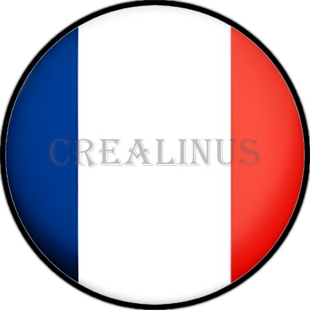 Stickers en Vinyle imperméable adhésif Drapeau (France).