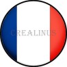 Stickers en Vinyle imperméable adhésif Drapeau (France).