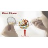 Badge Miroir Cosmétique de 75 m/m avec Motif divers.