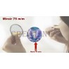 Badge Miroir Cosmétique de 75 m/m avec Motif divers.