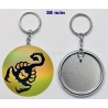 Badge Porte-Clés en métal 58 m/m avec Motif  (SCORPION) (livraison offerte)