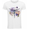 T-Shirt Unisexe Personnalisé Col Rond Ajusté Blanc 21x21 cm +/-.