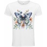 T-Shirt Unisexe Personnalisé Col Rond Ajusté Blanc 21x21 cm +/-.