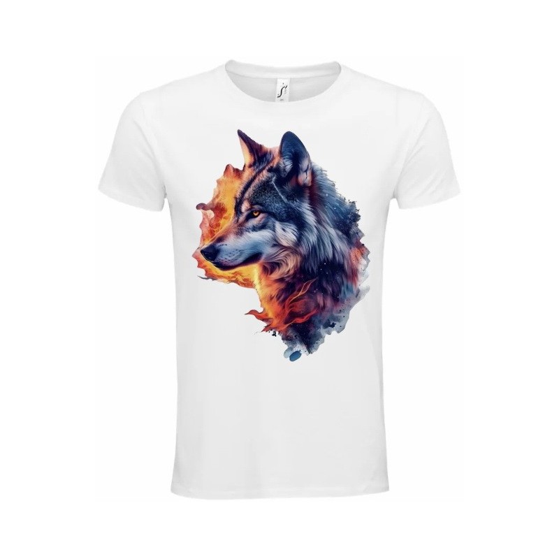 T-Shirt Unisexe Personnalisé Col Rond Ajusté Blanc 21x21 cm +/-.