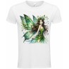 T-Shirt Unisexe Personnalisé Col Rond Ajusté Blanc 21x21 cm +/-.