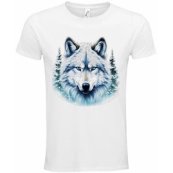 T-Shirt Unisexe Personnalisé Col Rond Ajusté Blanc 21x21 cm +/-.