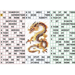 Plaque de 14 cartons de loto plastifié 200 microns neuf (A3) Pliable en 3.