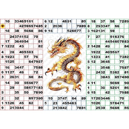 Plaque de 14 cartons de loto plastifié 200 microns neuf (A3) Pliable en 3.