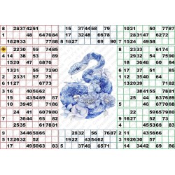 Plaque de 14 cartons de loto plastifié 200 microns neuf (A3) Pliable en 3.