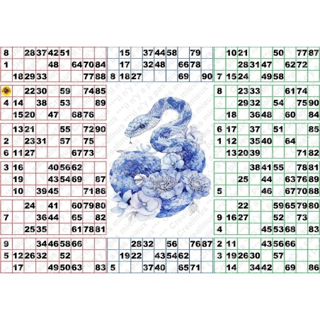 Plaque de 14 cartons de loto plastifié 200 microns neuf (A3) Pliable en 3.