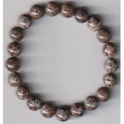 Bracelet Perles en Pierre naturelle 8 m/m ALBATRE a vos mesures.