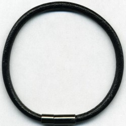 Bracelet cuir véritable 4 mm pour homme femme ! Simple, élégant et raffiné.