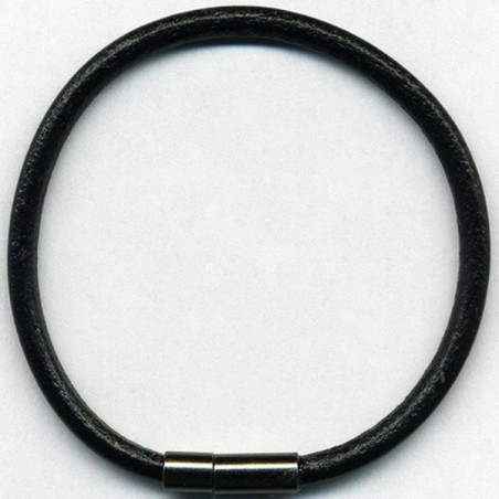 Bracelet cuir véritable 4 mm pour homme femme ! Simple, élégant et raffiné.