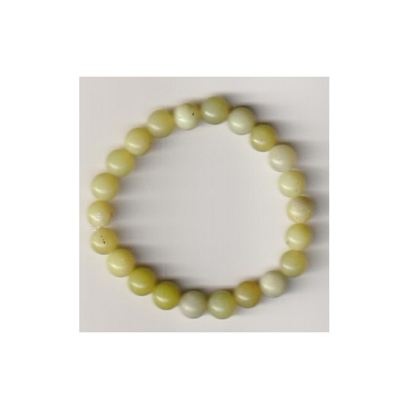 Bracelet Perles Pierre naturelle 18,5 cm X 8 m/m. AMAZONITE.