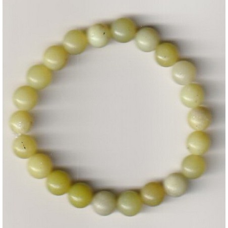 Bracelet Perles Pierre naturelle 18,5 cm X 8 m/m. AMAZONITE.