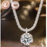 Collier élégant en moissanite de 1 carat - 925 sterling Argent.