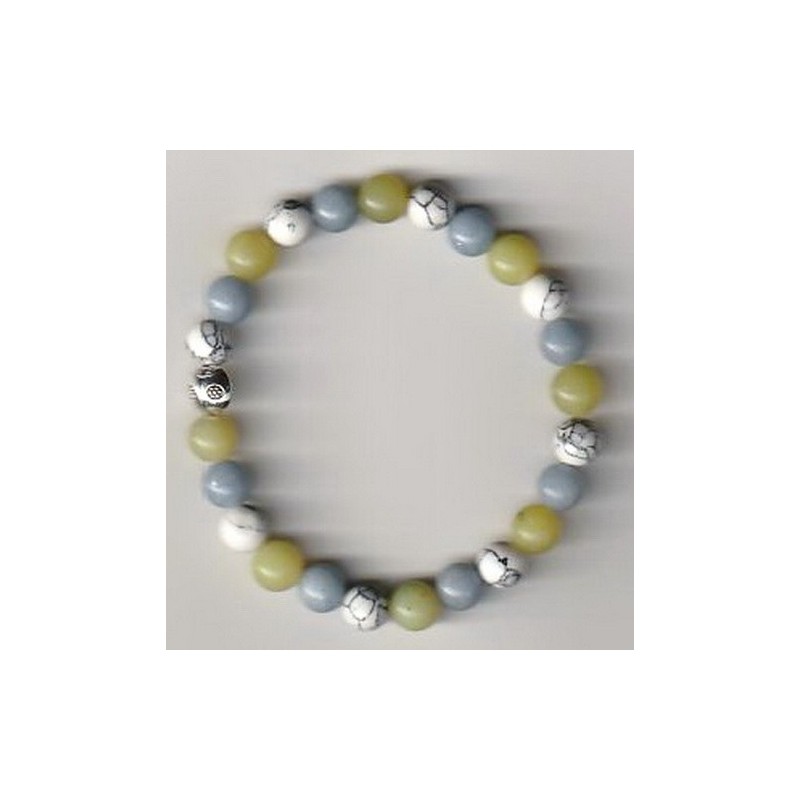 Bracelet Perles Pierre naturelle. 20 cm x 8  m/m. Perte de poids.