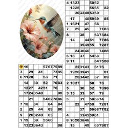 Plaque de 12 cartons de loto plastifié pliable neuf (A3) il n'y a pas mieux !