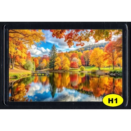 Cadre Photo Magnétique, Aimant Frigo (7x4,5cm)