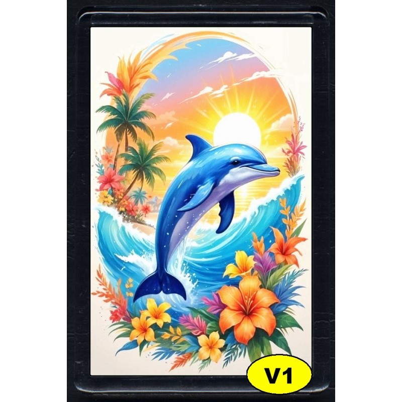 Cadre Photo Magnétique, Aimant Frigo (7x4,5cm)