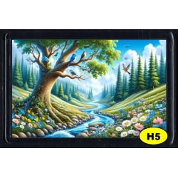 Cadre Photo Magnétique, Aimant Frigo (7x4,5cm)