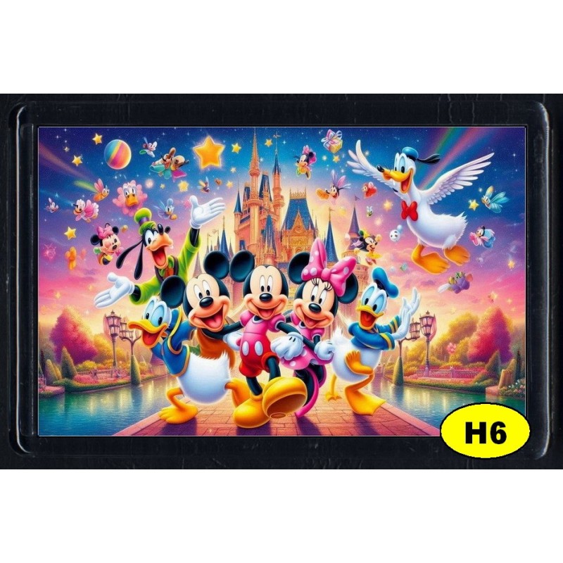 Cadre Photo Magnétique, Aimant Frigo (7x4,5cm)