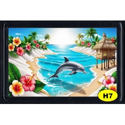 Cadre Photo Magnétique, Aimant Frigo (7x4,5cm)