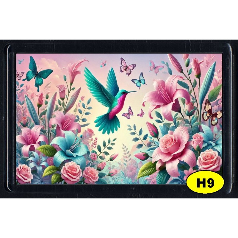 Cadre Photo Magnétique, Aimant Frigo (7x4,5cm)