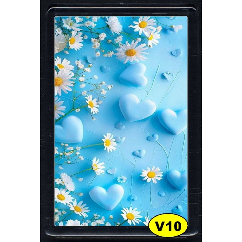 Cadre Photo Magnétique, Aimant Frigo (7x4,5cm)