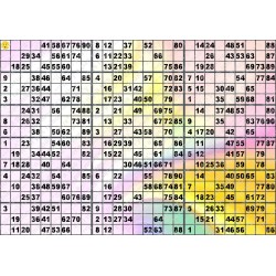 Plaque de 18 cartons de loto plastifié 500 microns neuf (A3)il n'y a pas mieux !