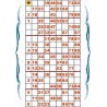 Plaque de 6 cartons de loto plastifié 200 microns neuf A4.