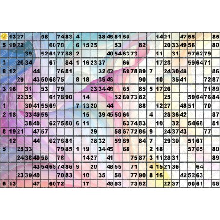 Plaque de 18 cartons de loto plastifié 500 microns neuf (A3)il n'y a pas mieux !