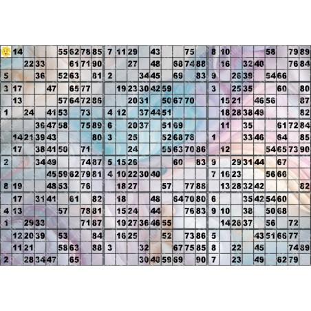 Plaque de 18 cartons de loto plastifié 500 microns neuf (A3)il n'y a pas mieux !