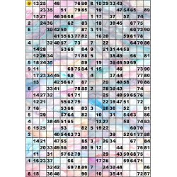 Plaque de 18 cartons de loto plastifié 500 microns neuf (A3)il n'y a pas mieux !