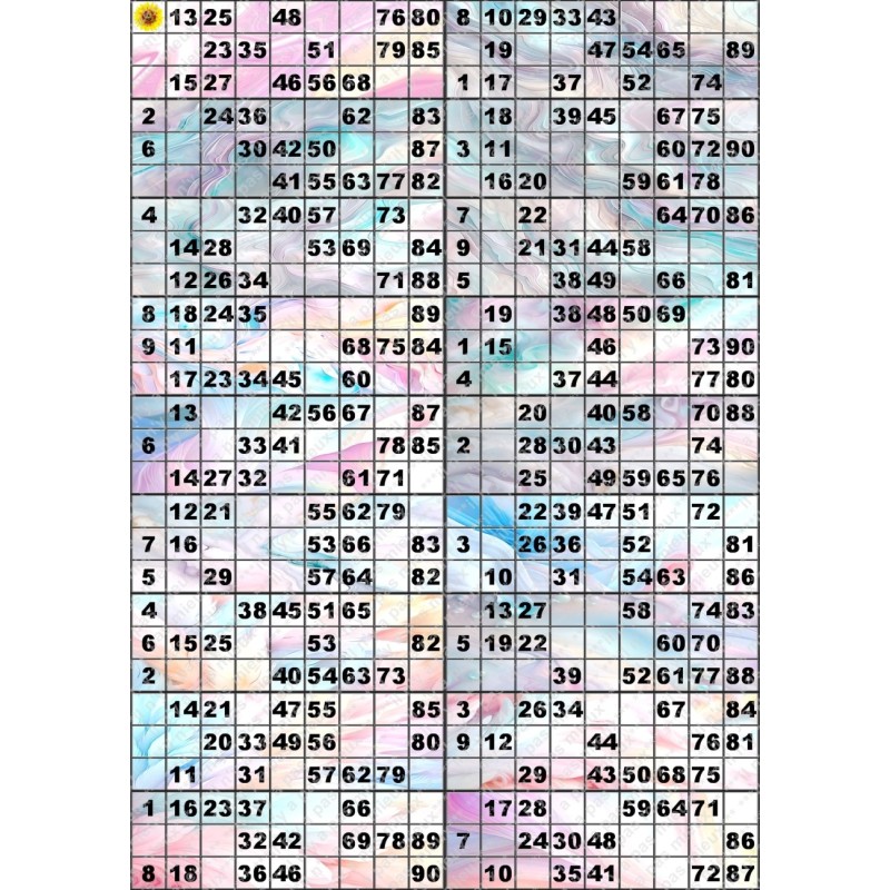 Plaque de 18 cartons de loto plastifié 500 microns neuf (A3)il n'y a pas mieux !