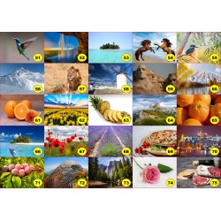 4 sets de table original pour une table d'été colorée il n'y a pas mieux !