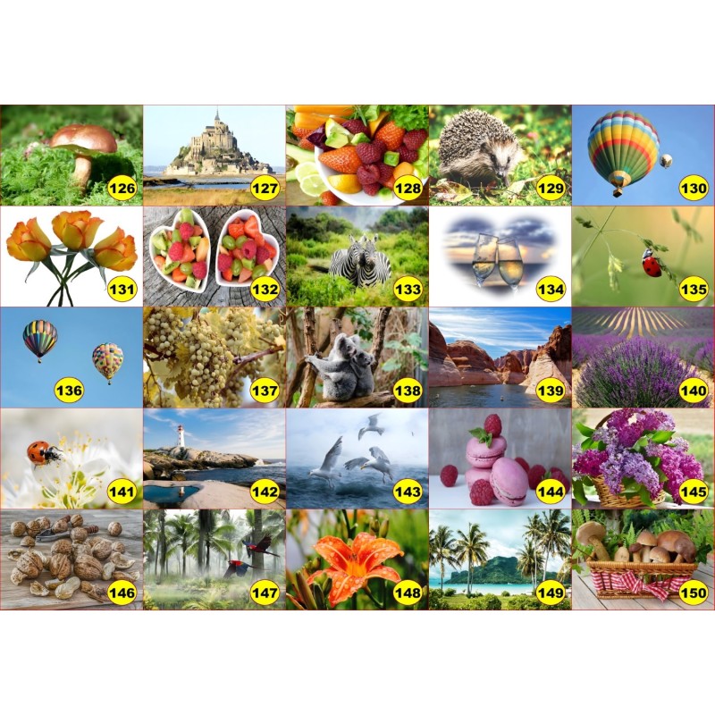 4 sets de table original pour une table d'été colorée il n'y a pas mieux !