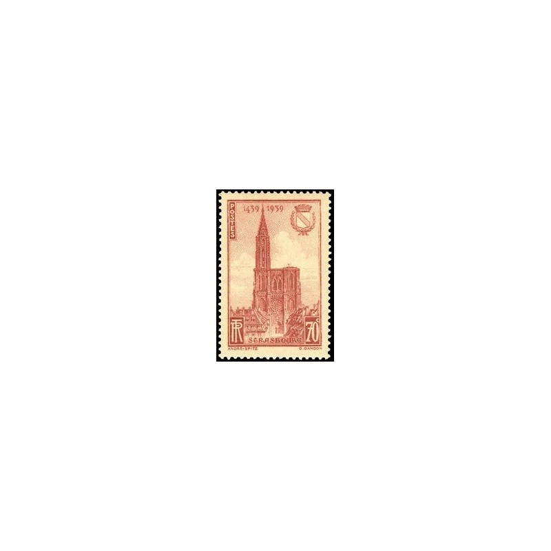 N°443 - 1 TIMBRE DE FRANCE NEUF ** DE LUXE.