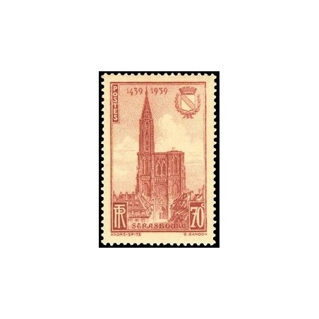 N°443 - 1 TIMBRE DE FRANCE NEUF ** DE LUXE.
