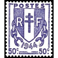N°673 - 1 TIMBRE DE FRANCE NEUF ** DE LUXE.