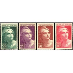 N°730-733 - 4 TIMBRES DE FRANCE NEUF ** DE LUXE.
