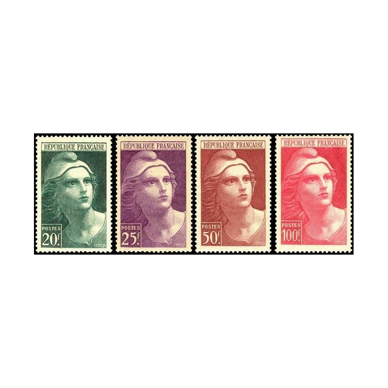 N°730-733 - 4 TIMBRES DE FRANCE NEUF ** DE LUXE.