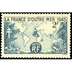 N°741 - 1 TIMBRE DE FRANCE NEUF ** DE LUXE.